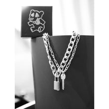 Load image into Gallery viewer, key lock necklace 
