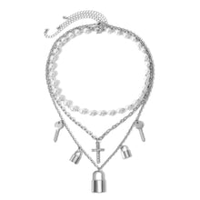 Load image into Gallery viewer, goth chain padlock uk