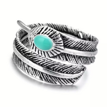 Load image into Gallery viewer, feather ring pandora