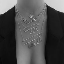 Load image into Gallery viewer, multi chain necklace silver