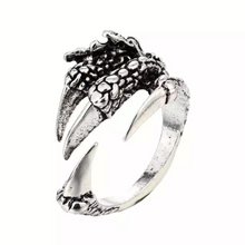 Load image into Gallery viewer, dragon ring silver