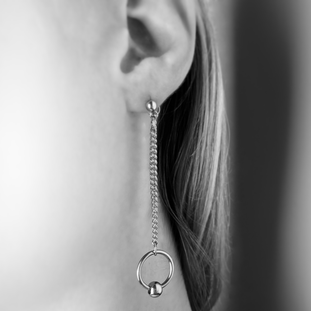 circle earrings