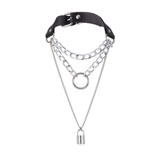 Load image into Gallery viewer, goth chain choker
