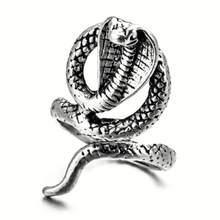 Load image into Gallery viewer, snake ring silver

