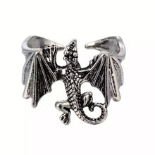 Load image into Gallery viewer, dragon ring silver
